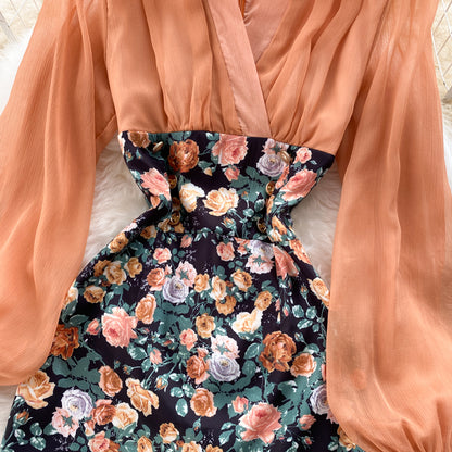 Fashionable Long-sleeved Dresses RF0320