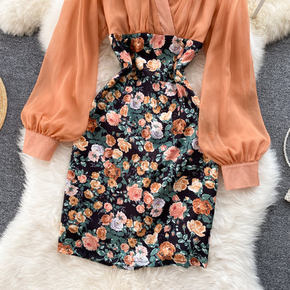 Fashionable Long-sleeved Dresses RF0320