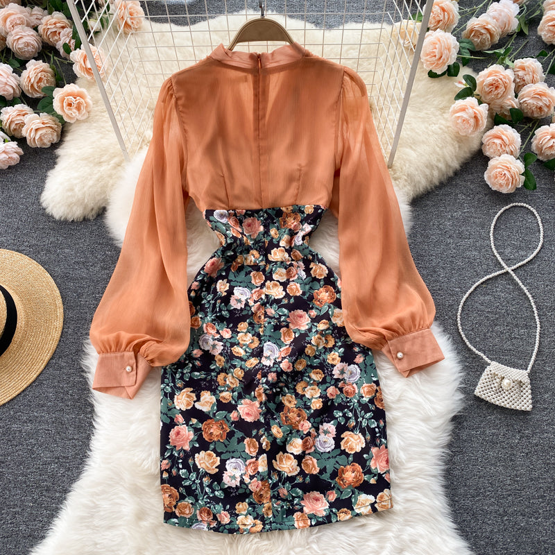 Fashionable Long-sleeved Dresses RF0320