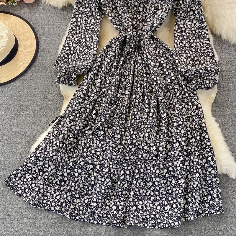 Sweet Long Sleeve Dress A Line Fashion Dress RF0301