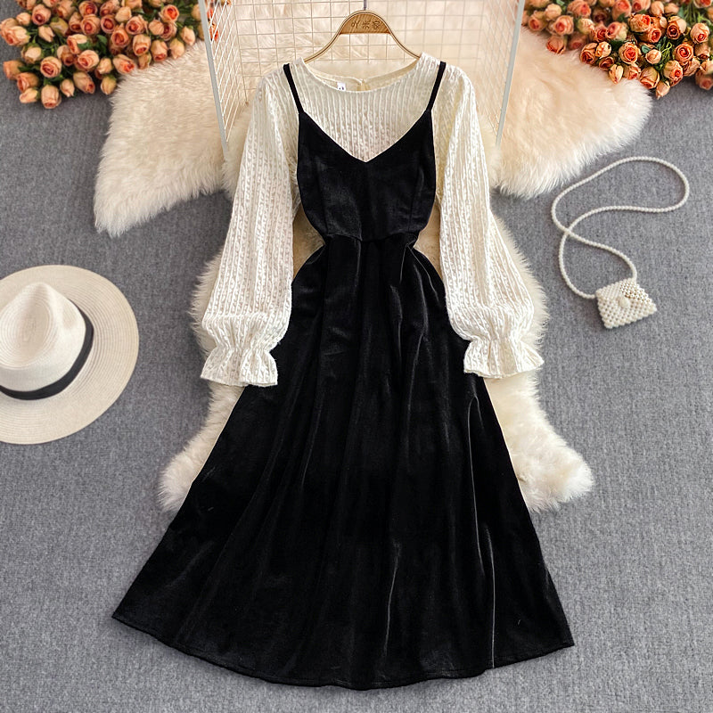 Lovely Two-piece Dress A Line Fashion Dress RF0263