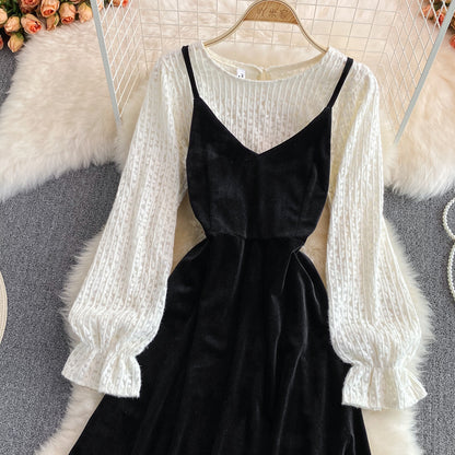Lovely Two-piece Dress A Line Fashion Dress RF0263