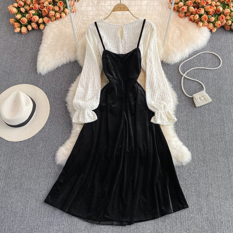Lovely Two-piece Dress A Line Fashion Dress RF0263