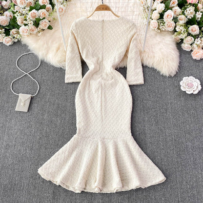 Hochwertiges Fischschwanzkleid, modisches Kleid RF0240