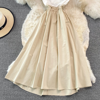 Stylish Halterneck Backless Dress A Line Fashion Dress RF0238