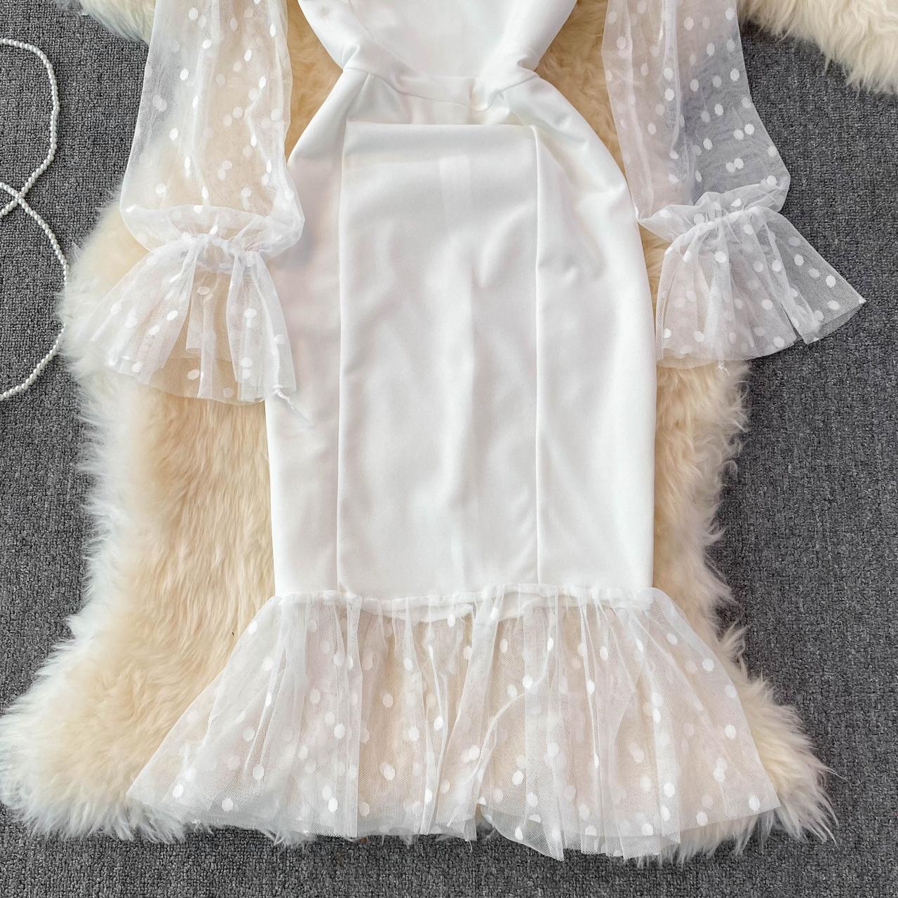 Sexy Long Sleeve Short Dress Fashion Dress RF0229