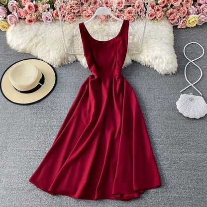 Simple A Line Short Dress Fashion Dress RF0209