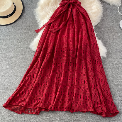 Stilvolles A-Linien-Spitzen-Off-Shoulder-Kleid Fashion Dress RF0200