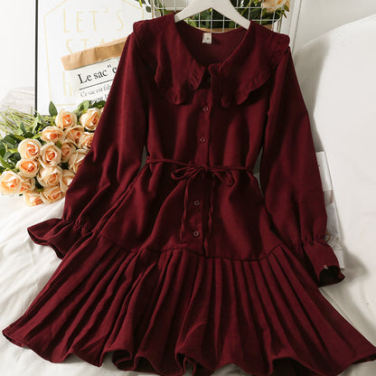 Sweet Long Sleeve A Line Dress Fashion Dress RF0193