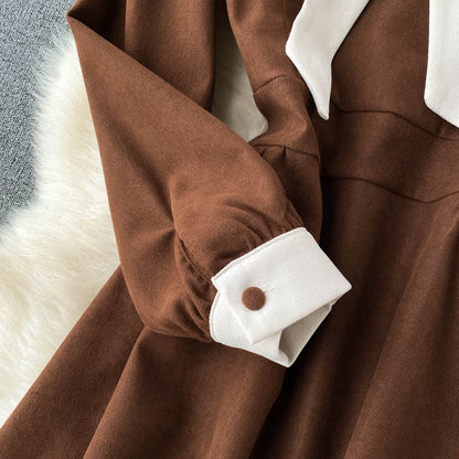Lovely Bow-knot Long-sleeved Dress RF0192