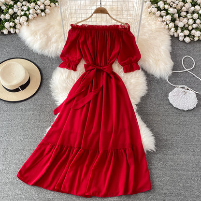 Simple Chiffon Short A Line Dress Fashion Dress RF0183