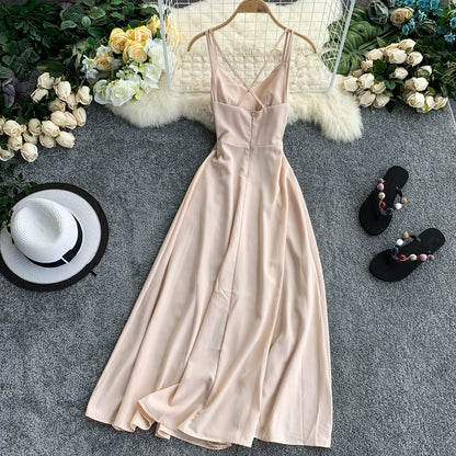 Robe courte trapèze en mousseline de soie, jolie robe tendance RF0177
