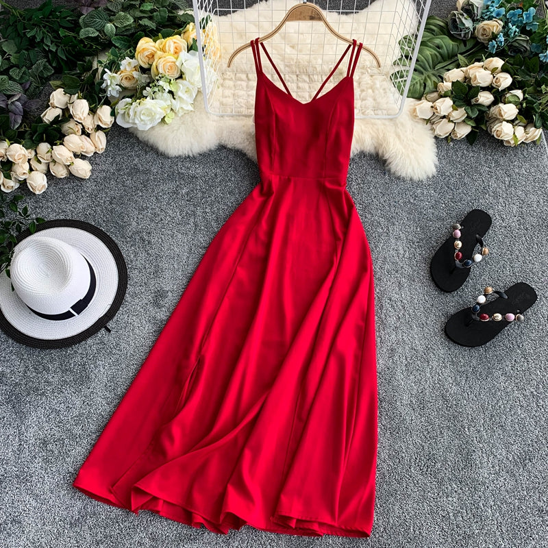 Robe courte trapèze en mousseline de soie, jolie robe tendance RF0177