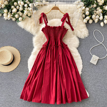 Red A Line Short Dress Fashion Girl Dress RF0175