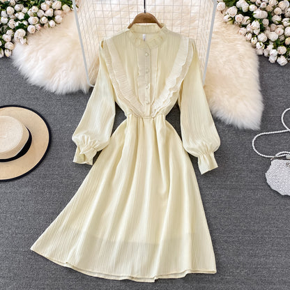 Sweet A Line Chiffon Short Dress Fashion Dress RF0159