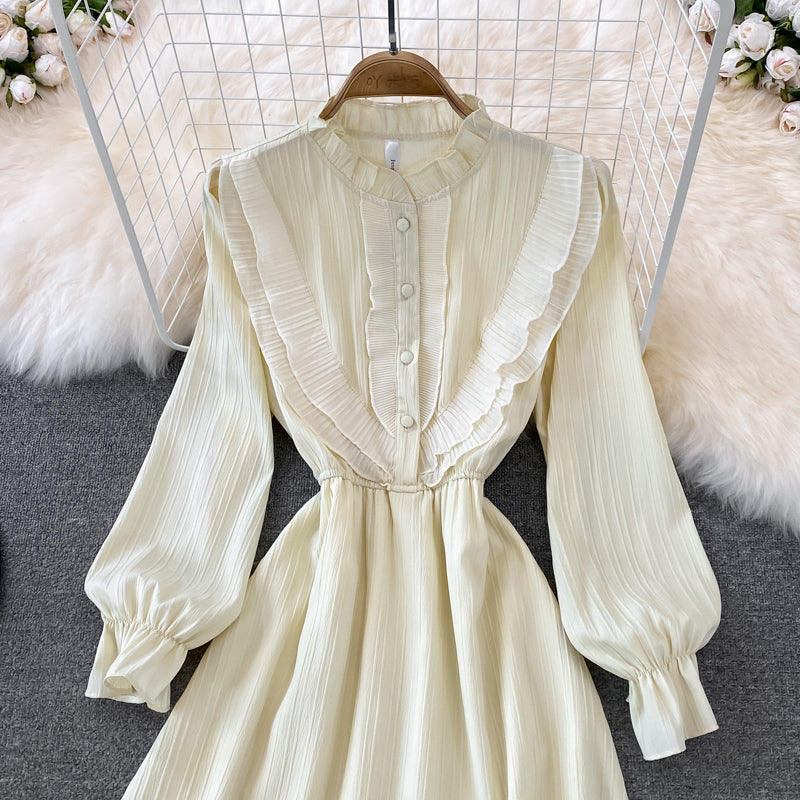 Sweet A Line Chiffon Short Dress Fashion Dress RF0159