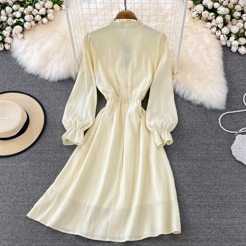 Sweet A Line Chiffon Short Dress Fashion Dress RF0159