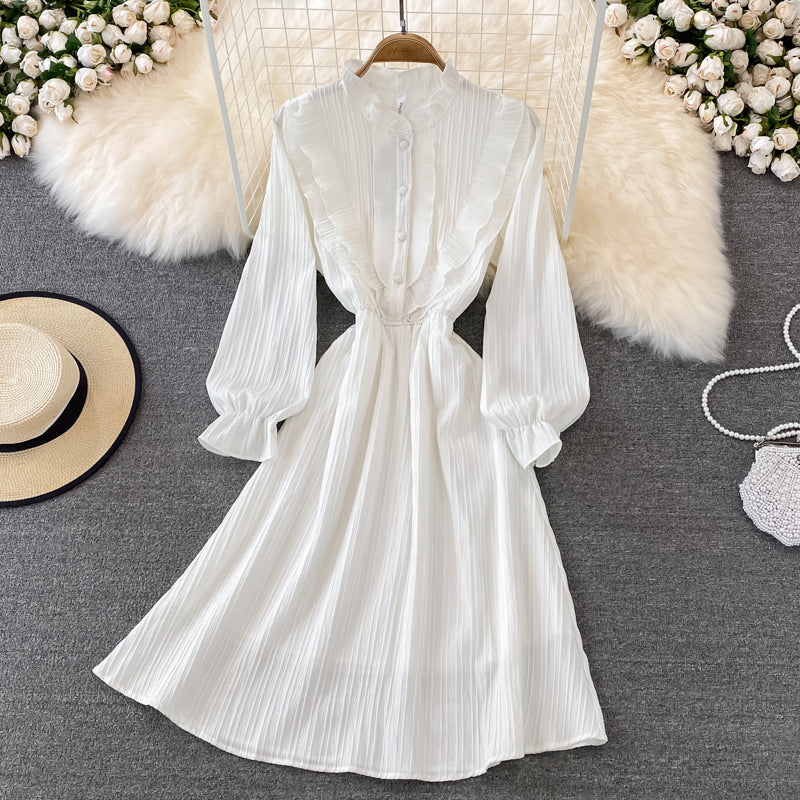 Sweet A Line Chiffon Short Dress Fashion Dress RF0159
