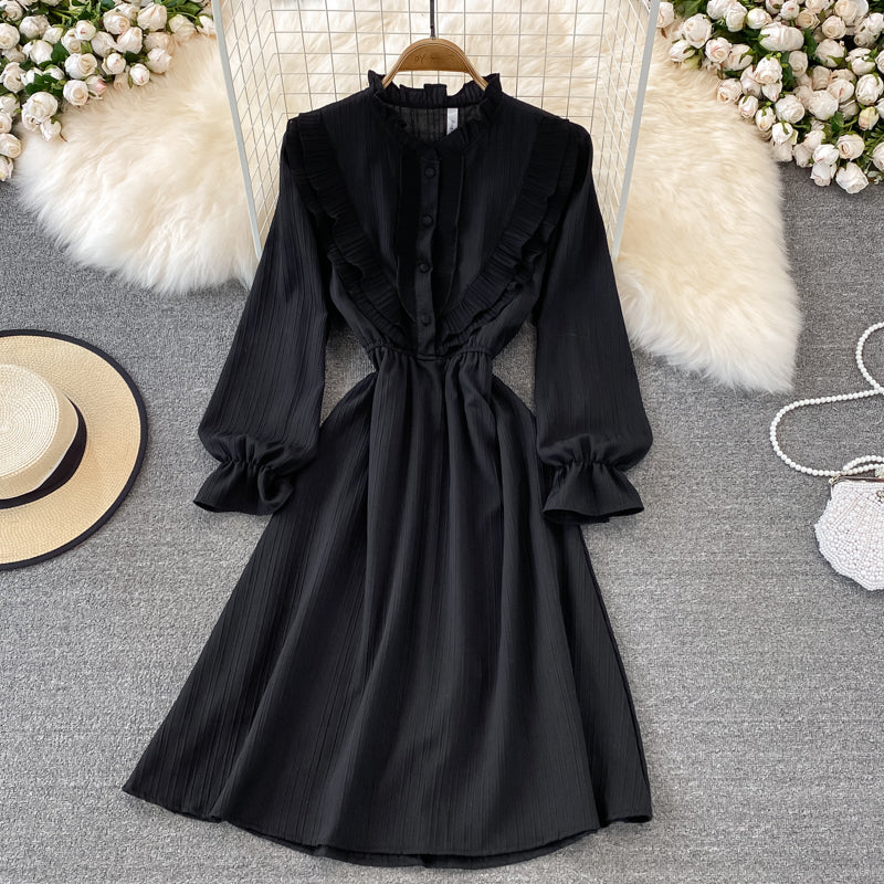 Sweet A Line Chiffon Short Dress Fashion Dress RF0159