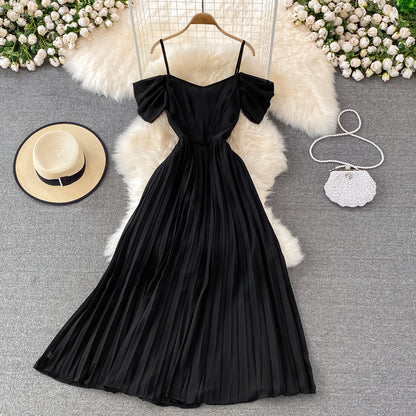 Jolie robe courte en mousseline de soie, robe tendance RF0144