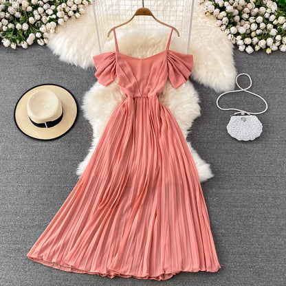 Jolie robe courte en mousseline de soie, robe tendance RF0144