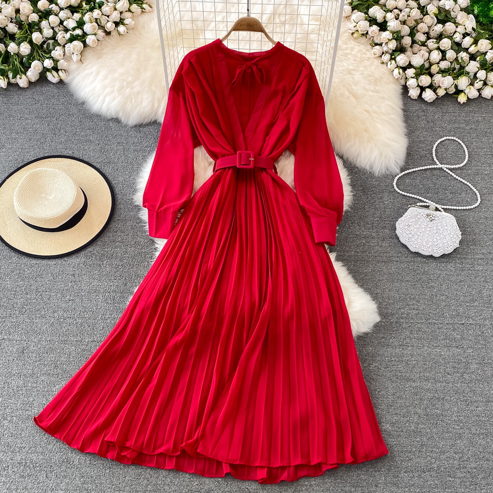 Elegant Chiffon A Line Dress Fashion Dress RF0141