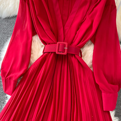 Elegant Chiffon A Line Dress Fashion Dress RF0141