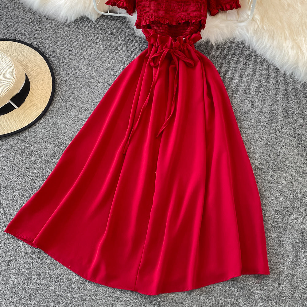 Cute A Line Off Shoulder Dress Short Dress RF0126
