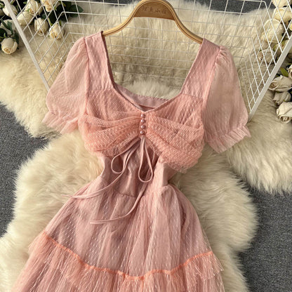 Cute Tulle Short Dress A Line Fashion Dress RF0124