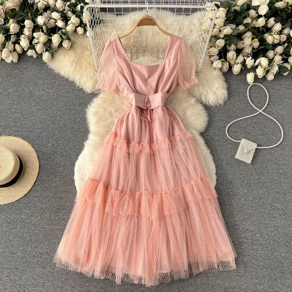 Cute Tulle Short Dress A Line Fashion Dress RF0124
