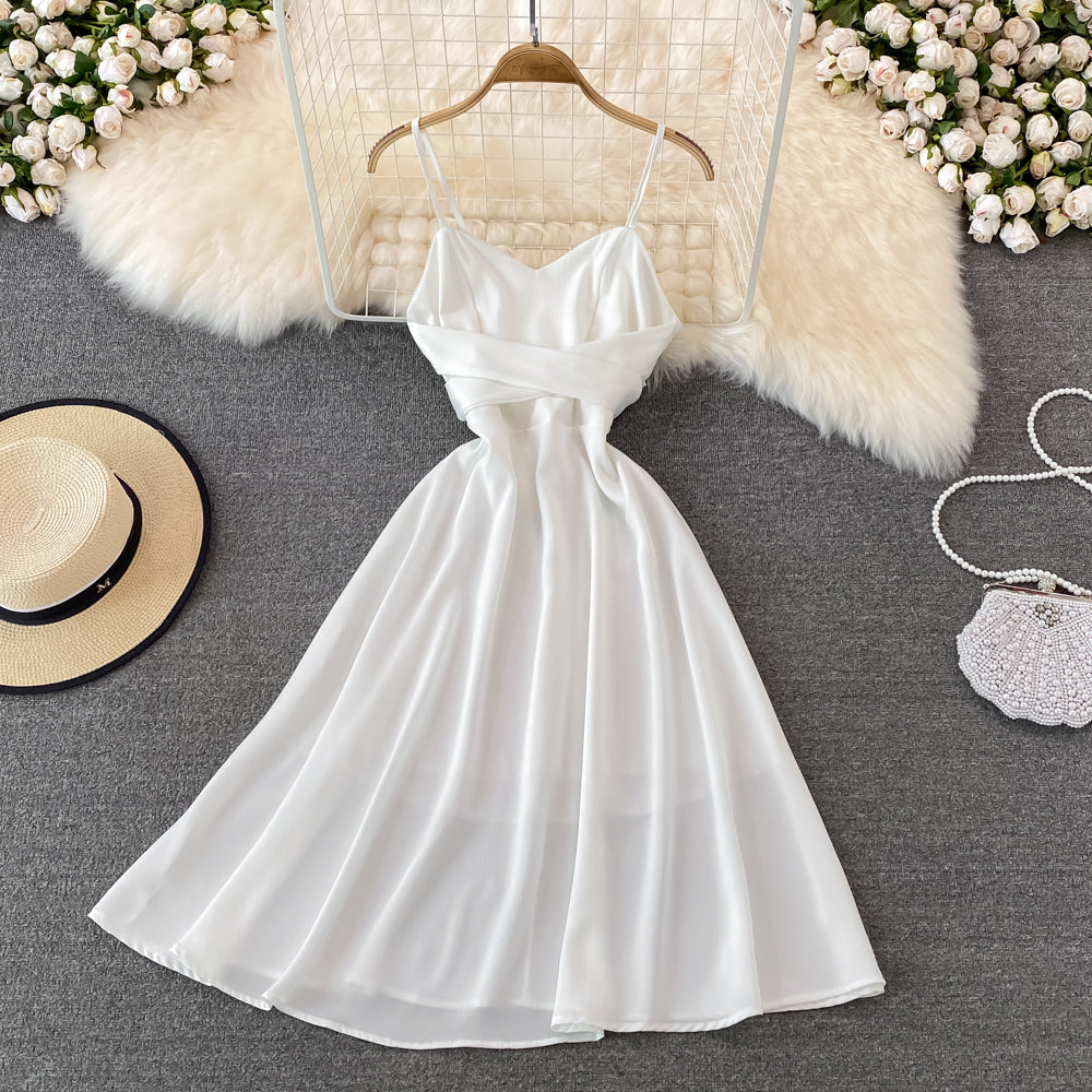 Cute Satin Short Dress A Line Fashion Dress RF0121