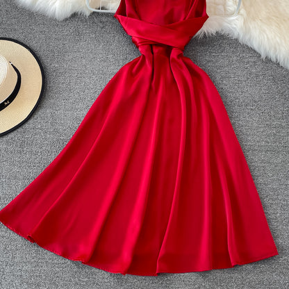 Cute Satin Short Dress A Line Fashion Dress RF0121
