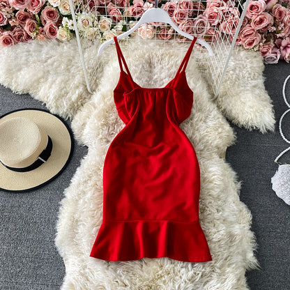Sexy V Neck Short Dress Fashion Dress RF0117