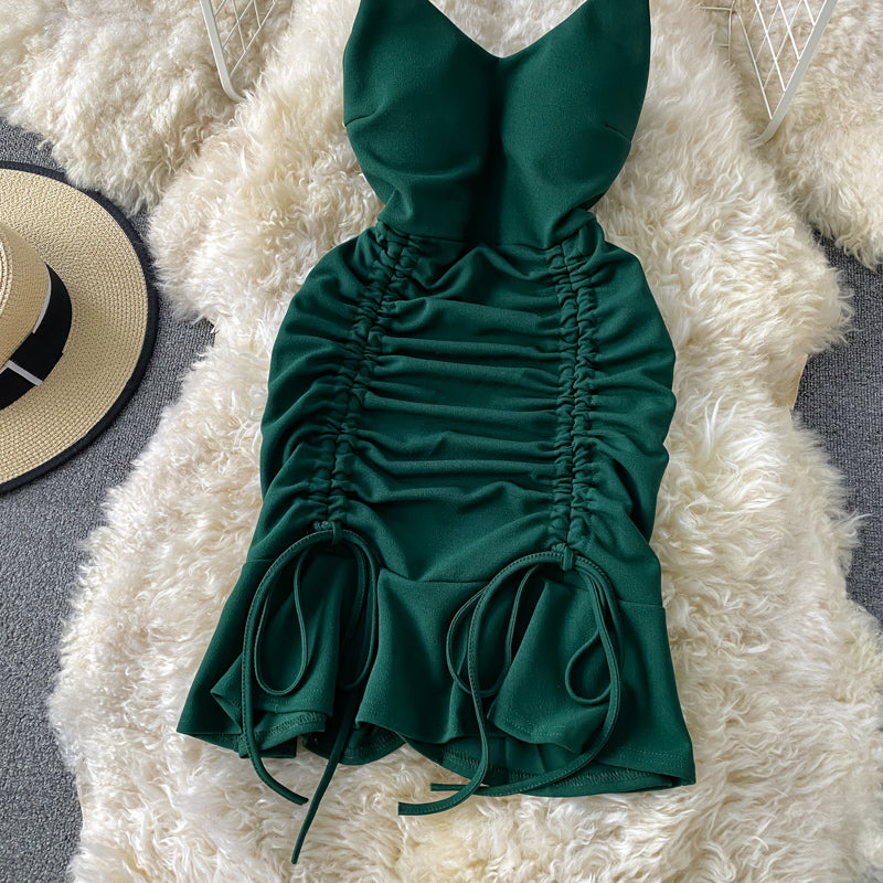 Sexy V Neck Short Dress Fashion Dress RF0117