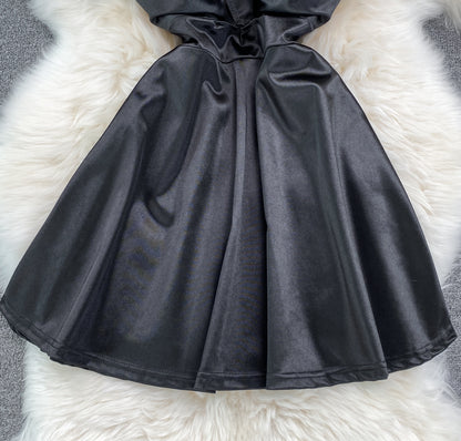 Sexy Bow Short A Line Dress Fashion Dress RF0098
