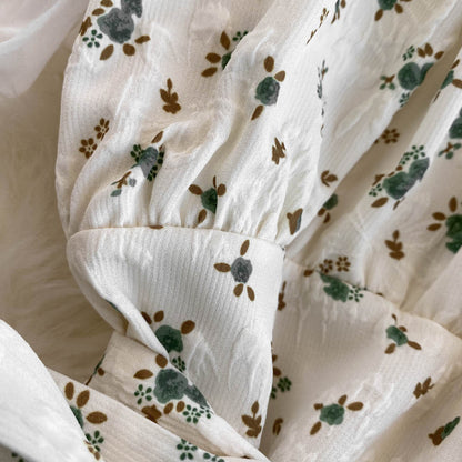 Sweet A Line Floral Dress Fashion Dress RF0090