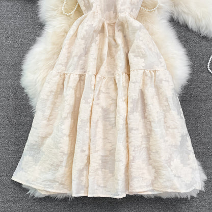 Champagne A Line Short Dress Fashion Dress RF0083