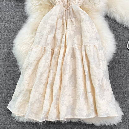 Champagne A Line Short Dress Fashion Dress RF0083