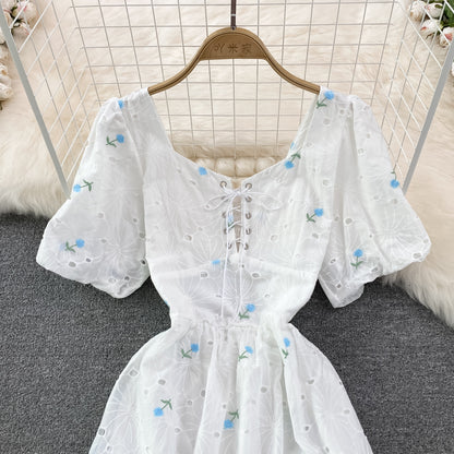 Cute Floral A Line Dress Fashion Dress RF0080