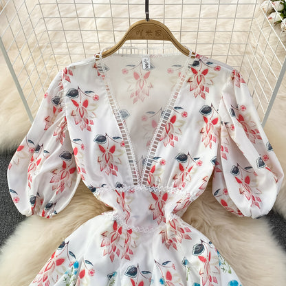 Cute V Neck Short Dress A Line Evening Fashion Dress RF0078