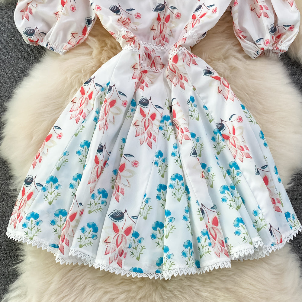 Cute V Neck Short Dress A Line Evening Fashion Dress RF0078