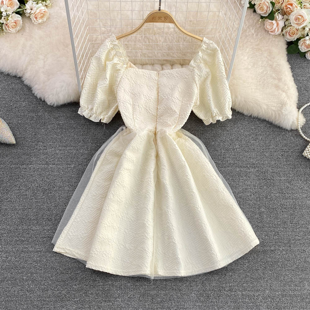 Simple A Line Bow Dress Fashion Girl Dress RF0070