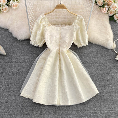Simple A Line Bow Dress Fashion Girl Dress RF0070