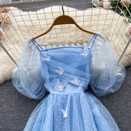 Cute Tulle Lace Short Dress Fashion Girl Dress RF0066
