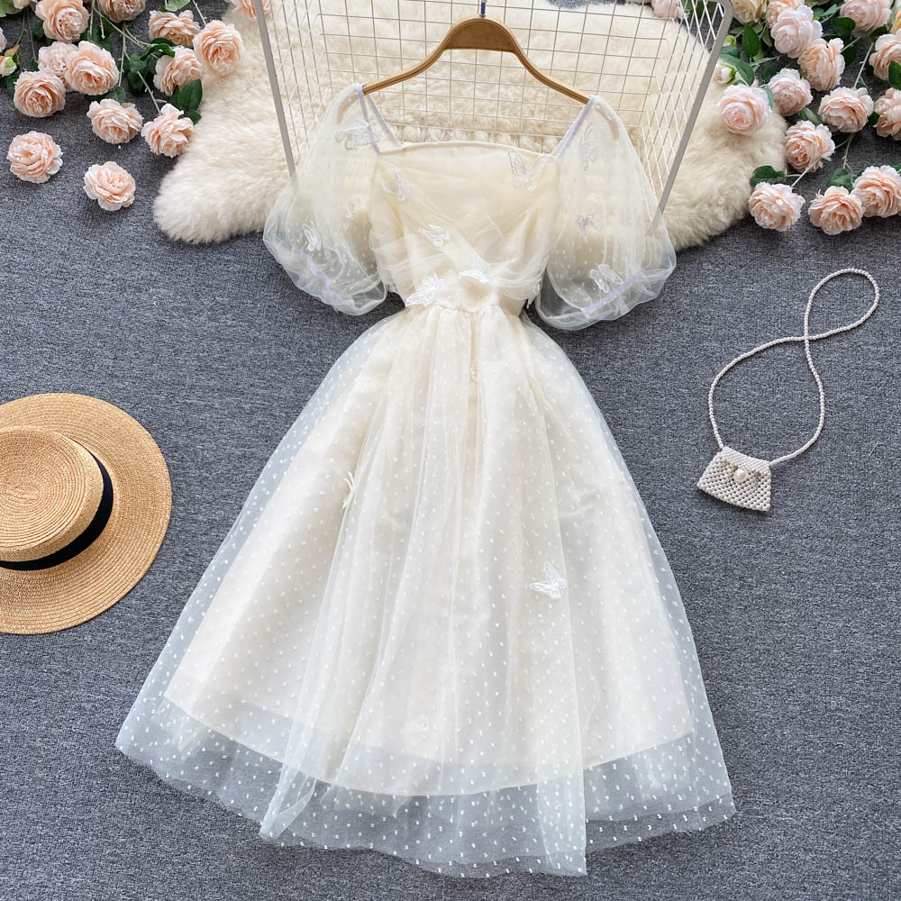 Cute Tulle Lace Short Dress Fashion Girl Dress RF0066