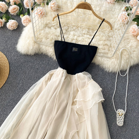 Champagne Tulle Short Dress Fashion Dress RF0065
