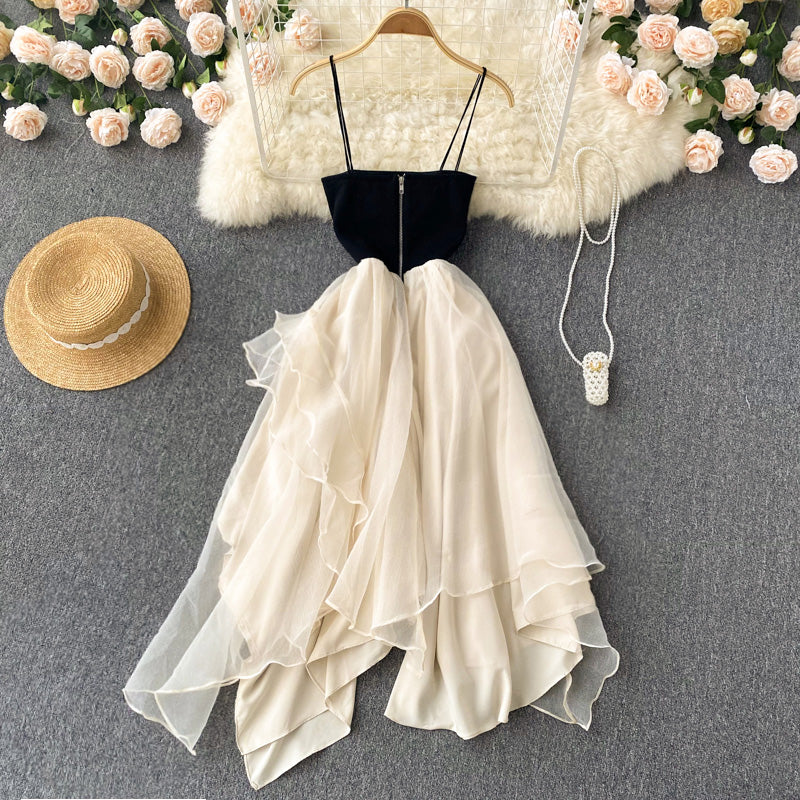 Champagne Tulle Short Dress Fashion Dress RF0065
