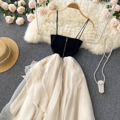 Champagne Tulle Short Dress Fashion Dress RF0065