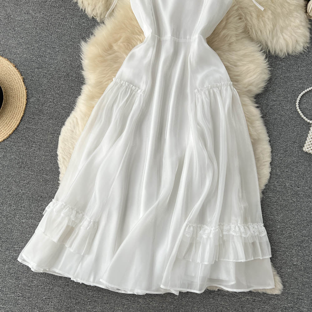 Cute Tulle Lace Short Dress Fashion Dress RF0055