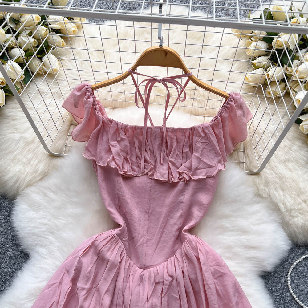 Robe courte trapèze mignonne et tendance RF0053